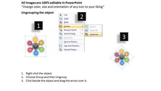 Examples Of Business Processes 6 Stages Cause And Effect Diagram PowerPoint Templates