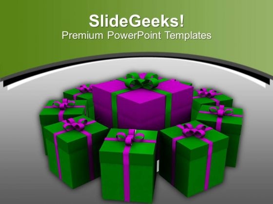 Exchange Gifts On The Special Occasions PowerPoint Templates Ppt Backgrounds For Slides 0413
