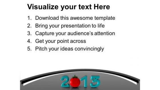 Exchange The Wishes This Year 2013 PowerPoint Templates Ppt Backgrounds For Slides 0513