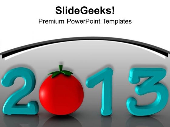 Exchange The Wishes This Year 2013 PowerPoint Templates Ppt Backgrounds For Slides 0513