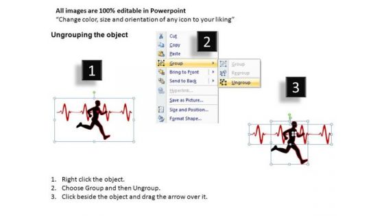Exercise Healthy Heart Medical PowerPoint Templates Heart Beat Ppt Slides