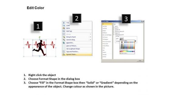 Exercise Healthy Heart Medical PowerPoint Templates Heart Beat Ppt Slides
