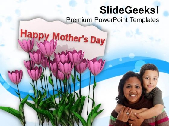Express Gratitude To Moms On Mothers Day PowerPoint Templates Ppt Backgrounds For Slides 0513