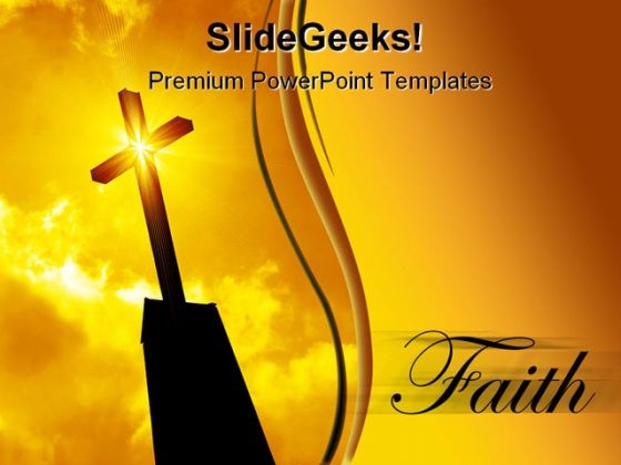 Faith Religion PowerPoint Template 0610