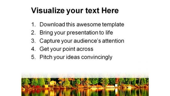 Fall Forest Nature PowerPoint Template 1110