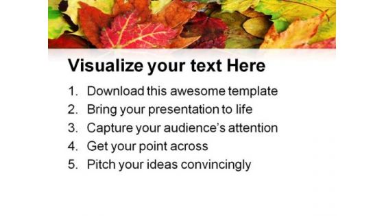 Fall Leaves Nature PowerPoint Templates And PowerPoint Backgrounds 0511