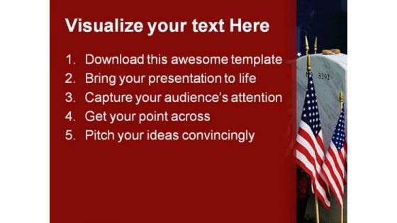 Fallen Americana PowerPoint Backgrounds And Templates 1210