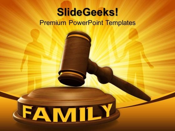 Family Law PowerPoint Templates And PowerPoint Themes 0812