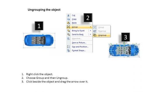 Fashion 2 Door Blue Car Top PowerPoint Slides And Ppt Diagram Templates