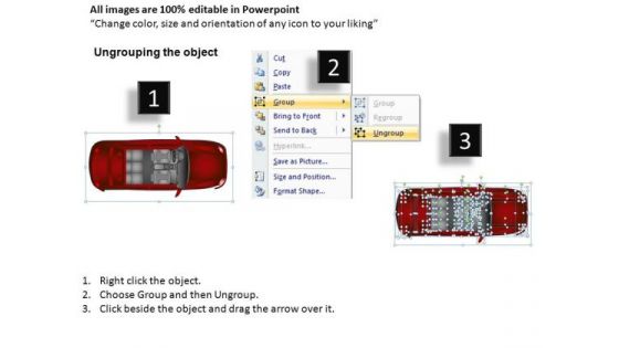 Fast Red Family Car PowerPoint Slides And Ppt Diagram Templates