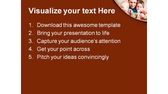 Father And Children Family PowerPoint Templates And PowerPoint Backgrounds 0511