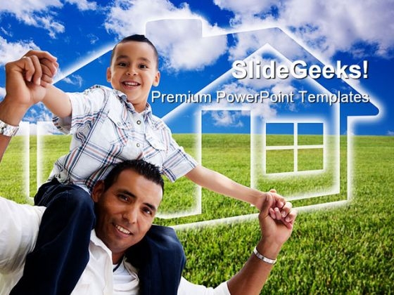 Father And Son Family PowerPoint Themes And PowerPoint Slides 0411