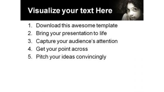 Fear And Abuse Family PowerPoint Template 0810