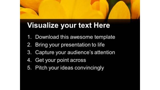 Ferns And Petals PowerPoint Templates Ppt Backgrounds For Slides 0513