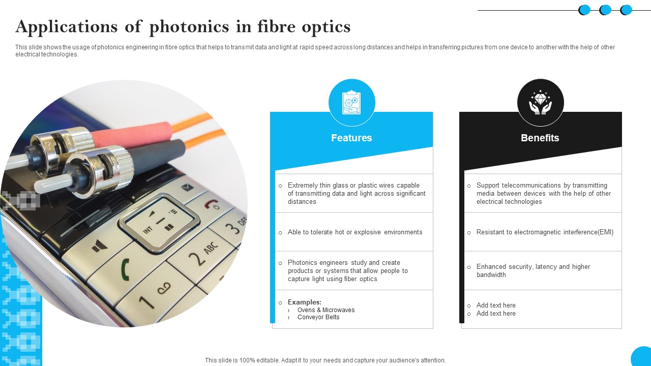 Fibers IT Applications Of Photonics In Fibre Optics