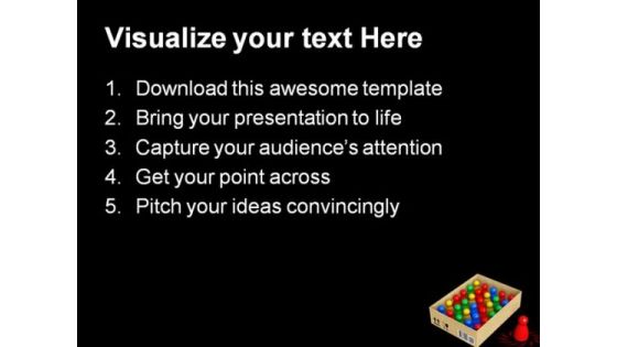 Figures In Box Leadership PowerPoint Themes And PowerPoint Slides 0511