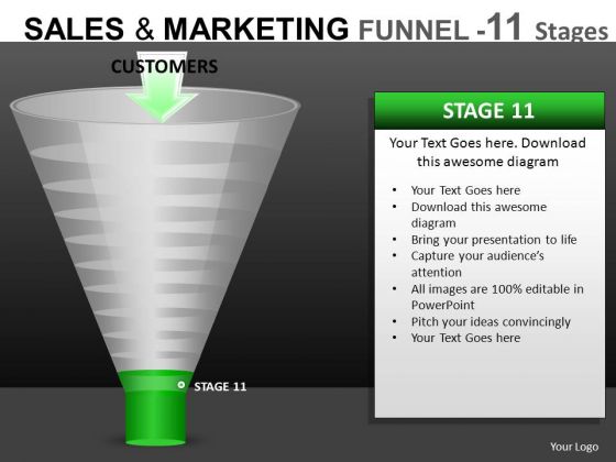 Final Stage Conversion Funnels PowerPoint Templates