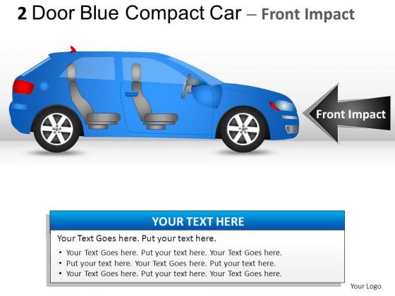 Finance 2 Door Blue Car Side PowerPoint Slides And Ppt Diagram Templates
