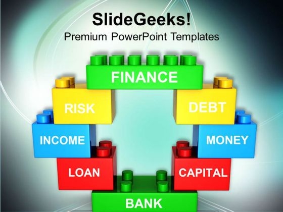 Finance Depends On Market And Risk PowerPoint Templates Ppt Backgrounds For Slides 0713