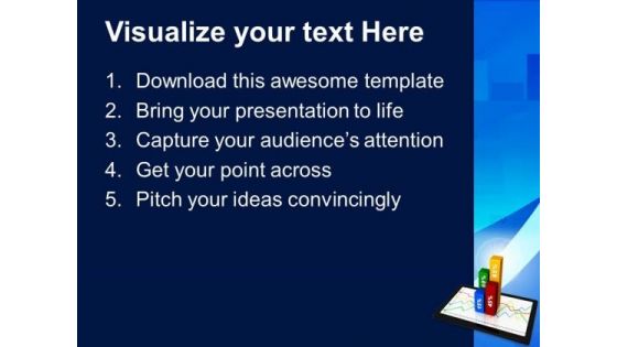 Financial And Business Chart Tablet PowerPoint Templates And PowerPoint Themes 0812