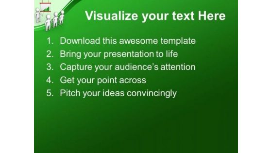 Financial Bar Graph Discussion With Team PowerPoint Templates Ppt Backgrounds For Slides 0513