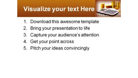 Financial Business PowerPoint Template 0610