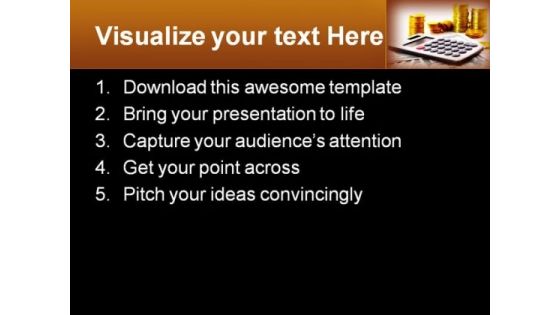 Financial Business PowerPoint Template 0610