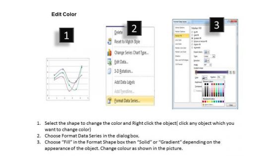 Financial Data Analysis Coordinate With Scatter Chart PowerPoint Templates