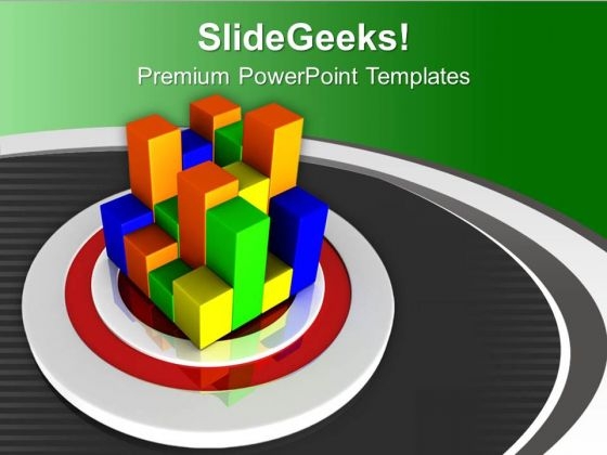 Financial Diagram Target Business PowerPoint Templates Ppt Backgrounds For Slides 0313