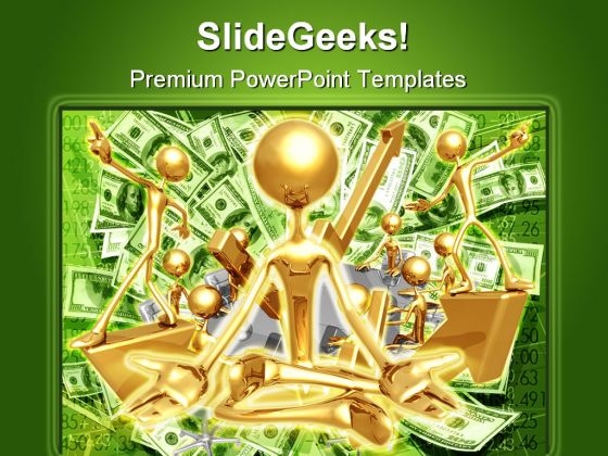 Financial Enlightened Money PowerPoint Templates And PowerPoint Backgrounds 0611