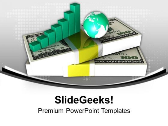 Financial Growth Is Dependent On Sale Globaly PowerPoint Templates Ppt Backgrounds For Slides 0413