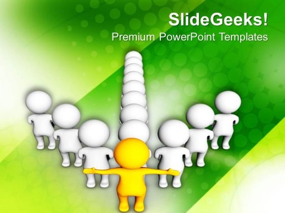 Find Followers And Lead Them In Business PowerPoint Templates Ppt Backgrounds For Slides 0513