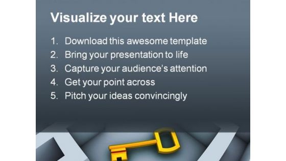 Find Key Business PowerPoint Template 1110