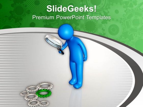 Find Right Gear For Your Process PowerPoint Templates Ppt Backgrounds For Slides 0613