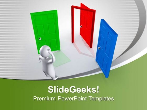 Find Right Way Of Success PowerPoint Templates Ppt Backgrounds For Slides 0413