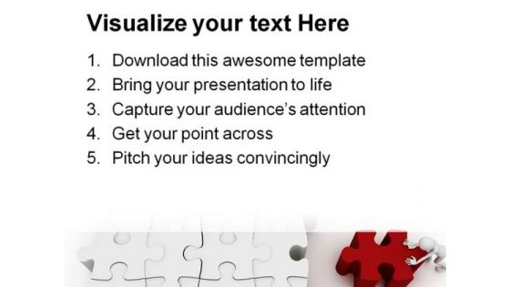 Find Solution Business PowerPoint Backgrounds And Templates 0111