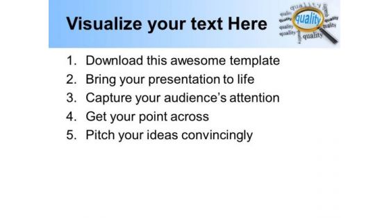 Find The Quality In Market PowerPoint Templates Ppt Backgrounds For Slides 0513