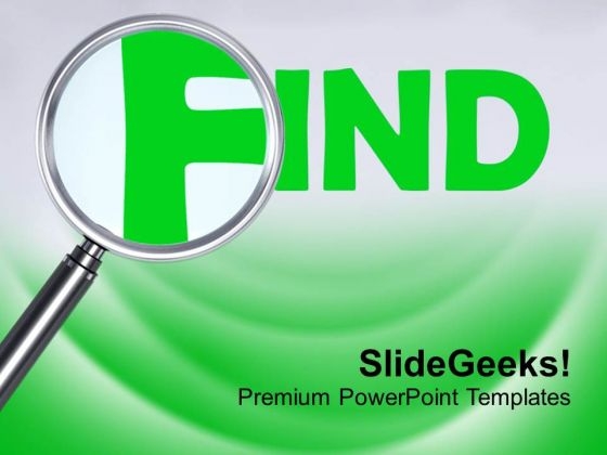 Find The Right Way For Income PowerPoint Templates Ppt Backgrounds For Slides 0613