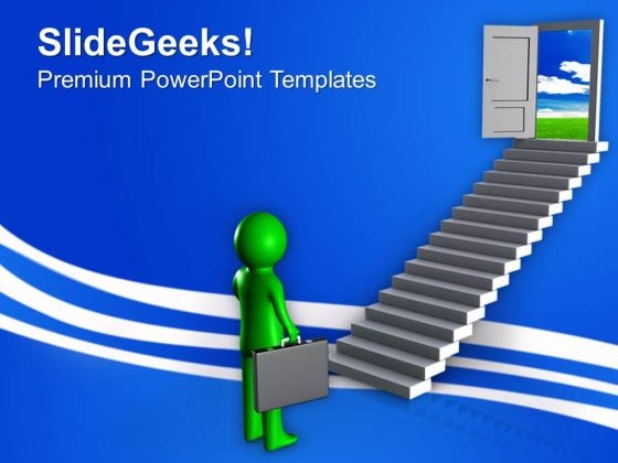 Find The Way Of Success PowerPoint Templates Ppt Backgrounds For Slides 0613