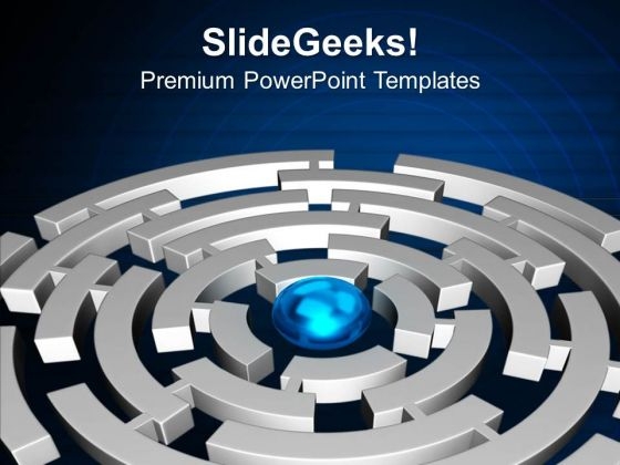 Find The Way To Come Out PowerPoint Templates Ppt Backgrounds For Slides 0513