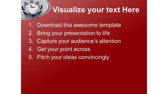 Finish Your Team Meetings On Time PowerPoint Templates Ppt Backgrounds For Slides 0713