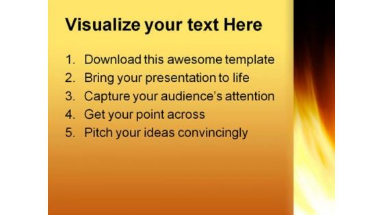 Fire Abstract Religion PowerPoint Templates And PowerPoint Backgrounds 0411