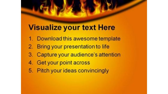 Fire Flames Abstract PowerPoint Themes And PowerPoint Slides 0411