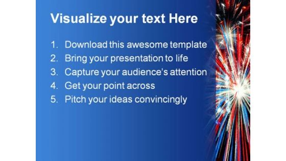 Firework Festival PowerPoint Backgrounds And Templates 1210