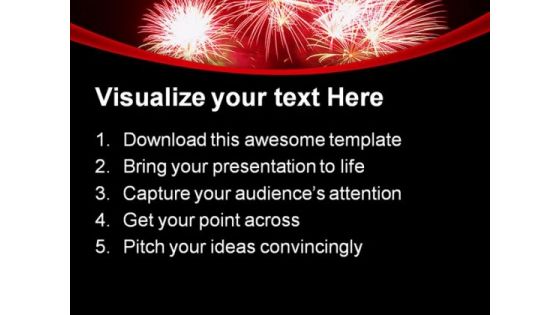 Fireworks Abstract Background PowerPoint Themes And PowerPoint Slides 0911