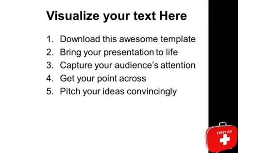 First Aid And Safety Box PowerPoint Templates Ppt Backgrounds For Slides 0613