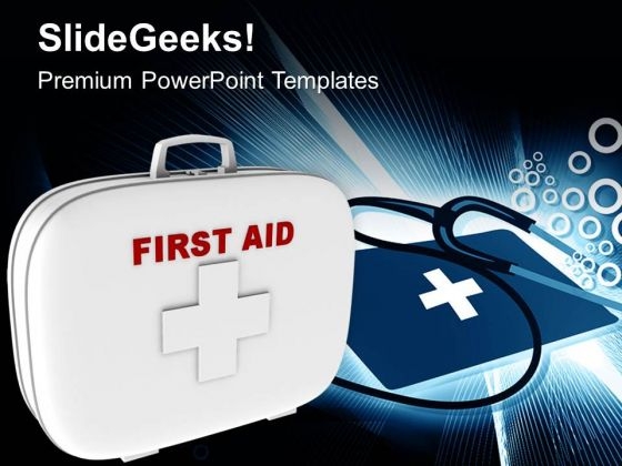 First Aid Box Medical Symbol PowerPoint Templates Ppt Backgrounds For Slides 0513