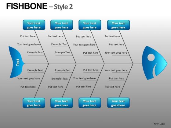 Fish Bone Ishikawa PowerPoint Diagrams PowerPoint Slides Download