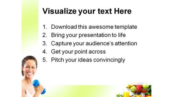 Fittness Concept Health PowerPoint Templates And PowerPoint Backgrounds 0611