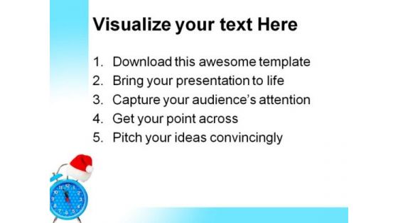 Five Minutes To New Year Festival PowerPoint Templates And PowerPoint Backgrounds 0611